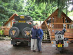 David and Jo from Truro at the hostel in Bariloche
