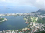 Distant view of Ipanema and Copacabana