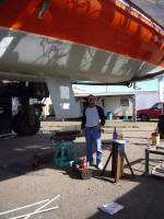 Jeff and the remodelled daggerboard