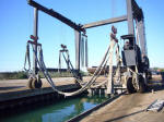Manouevring in to the dock