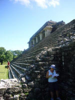 Mayan ruins at Palenque 