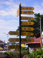 Melaka road sign