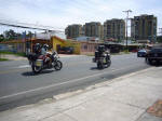 Spanish bikers in San Jose, Costa Rica.