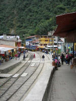 The railway is the station is the platform is the high street