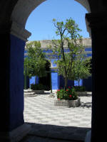 Views in the Monasterio de Santa Catalina in Arequipa